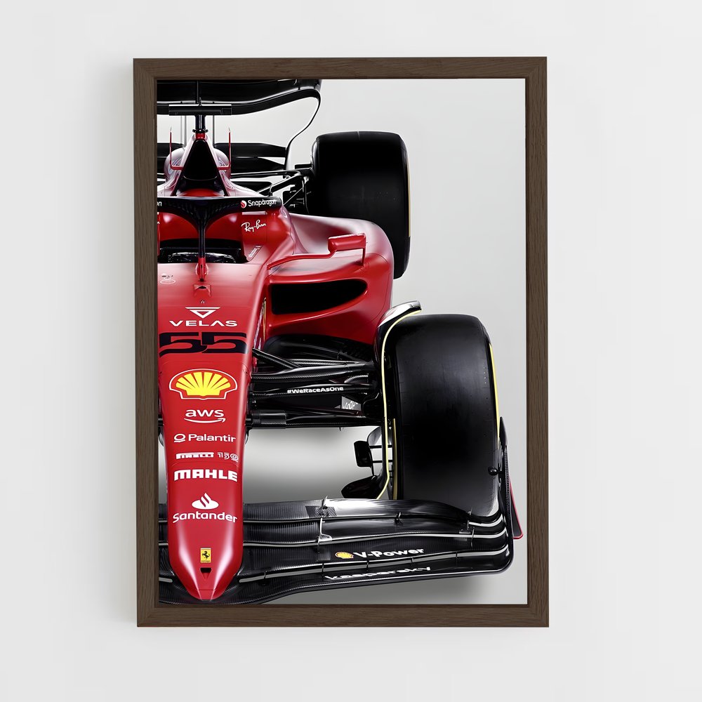 Poster Ferrari F1-75 Speedster – affiche Voitures de Formule 1 (vue 5)